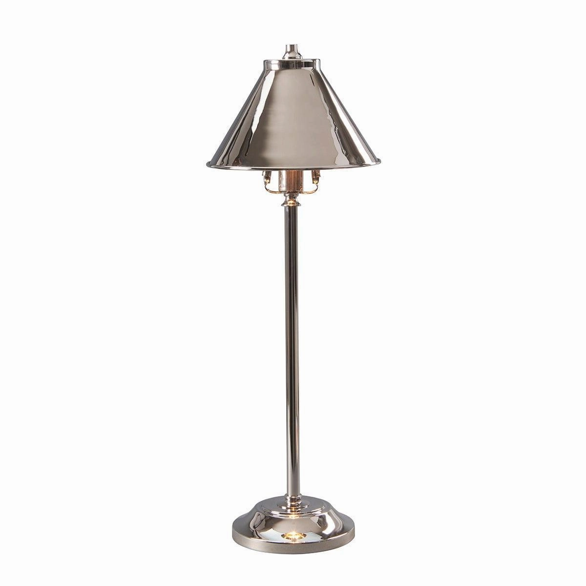 Elstead Provence 1 Light Polished Nickel Stick Lamp energy-saving LED light