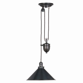 Elstead Provence Old Bronze 1 Light Rise & Fall Pendant Damaged Box sleek LED ceiling lamp