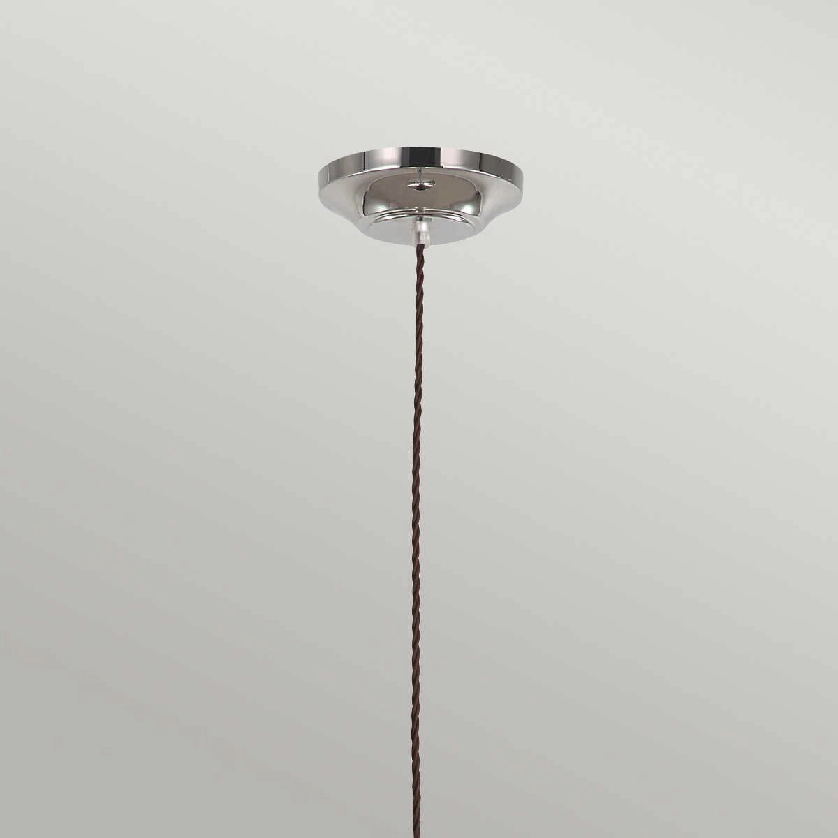 Elstead Provence Polished Nickel Pendant Ceiling Light