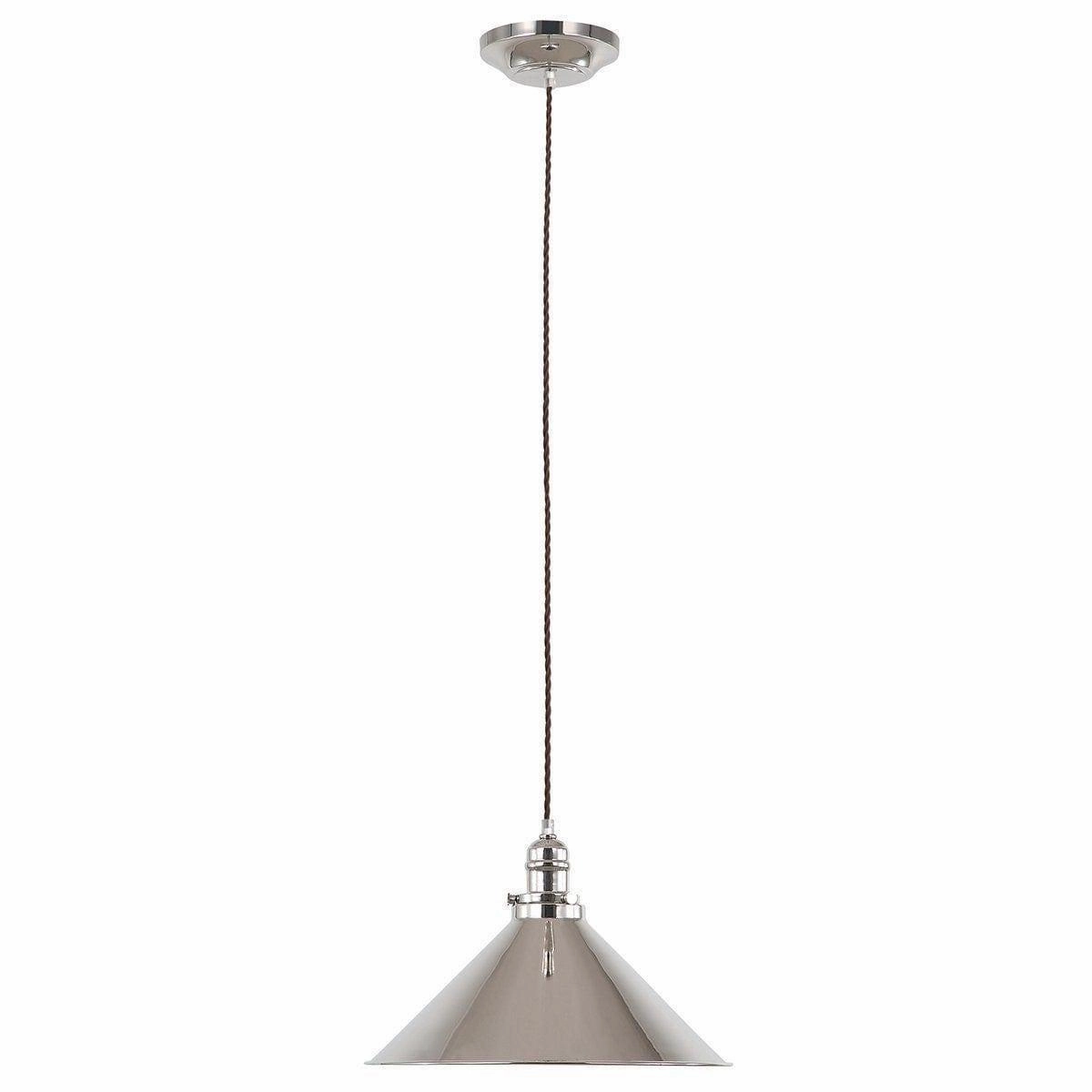 Elstead Provence Polished Nickel Pendant Ceiling Light ambient ceiling fixture