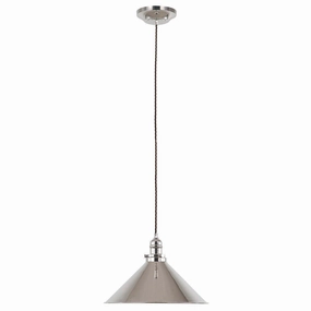 Elstead Provence Polished Nickel Pendant Ceiling Light ambient ceiling fixture