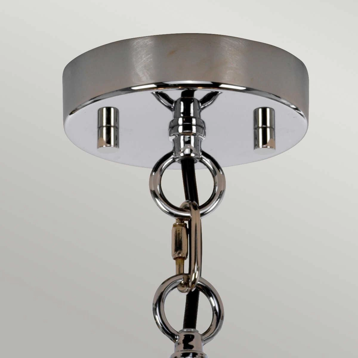 Elstead Shoal 4 Light Polished Nickel Ceiling Pendant