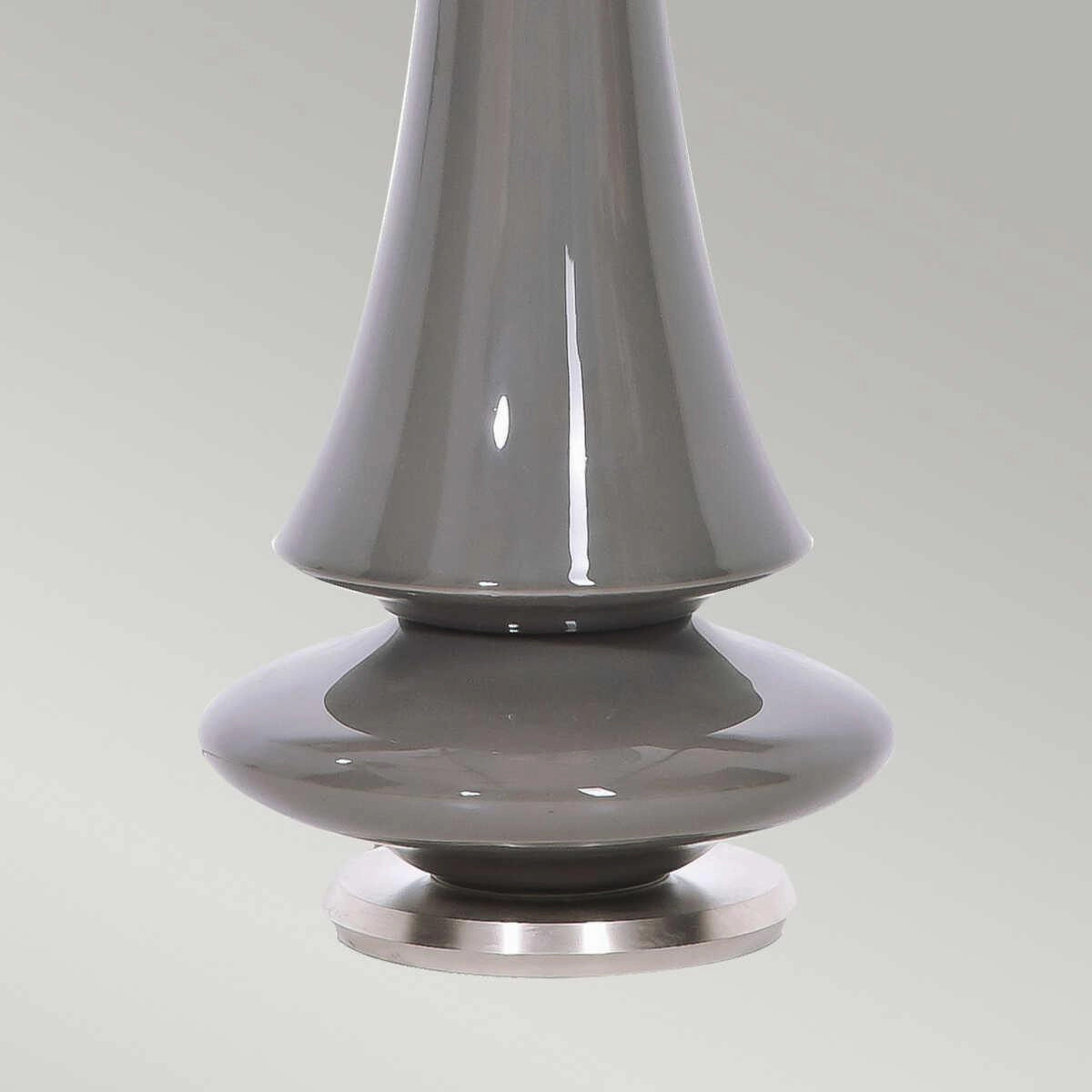 Elstead Spin Grey Ceramic Table Lamp