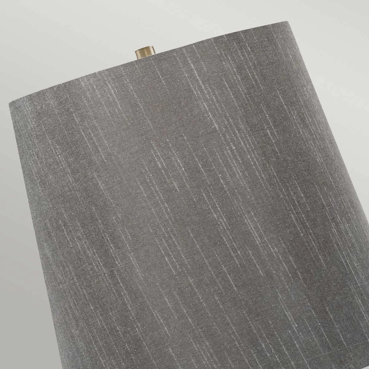 Elstead Spin Grey Ceramic Table Lamp