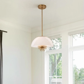 Elstead Staring 3 Light Gold Pendant Light sleek LED ceiling lamp