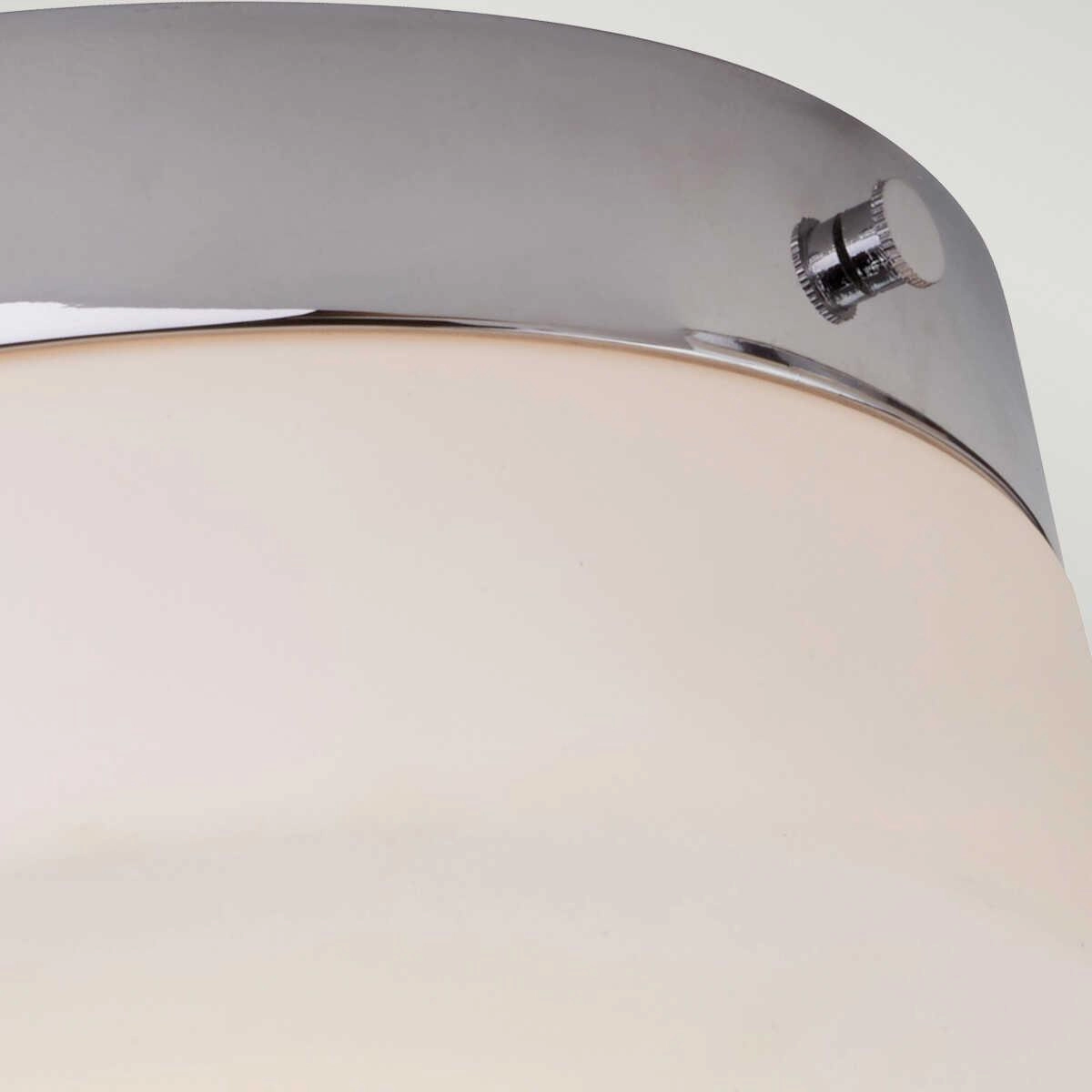Elstead Tamar Large Flush Polished Chrome Bathroom Light