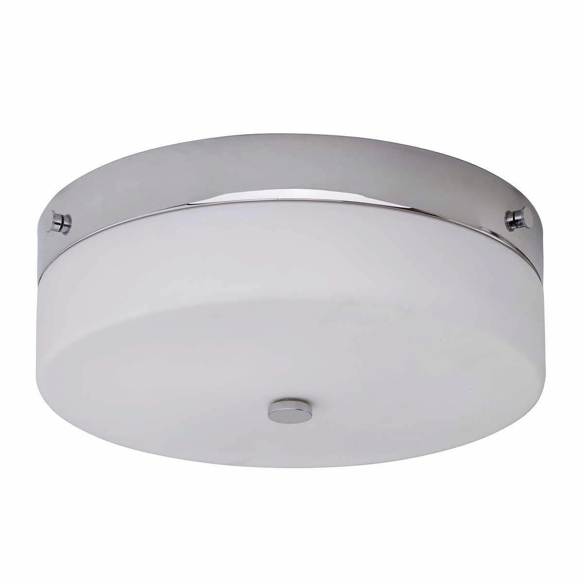 Elstead Tamar Large Flush Polished Chrome Bathroom Light
