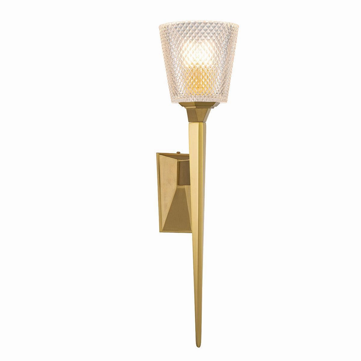 Elstead Verity 1 Light Brushed Brass Bathroom Wall Light vintage desk lamp