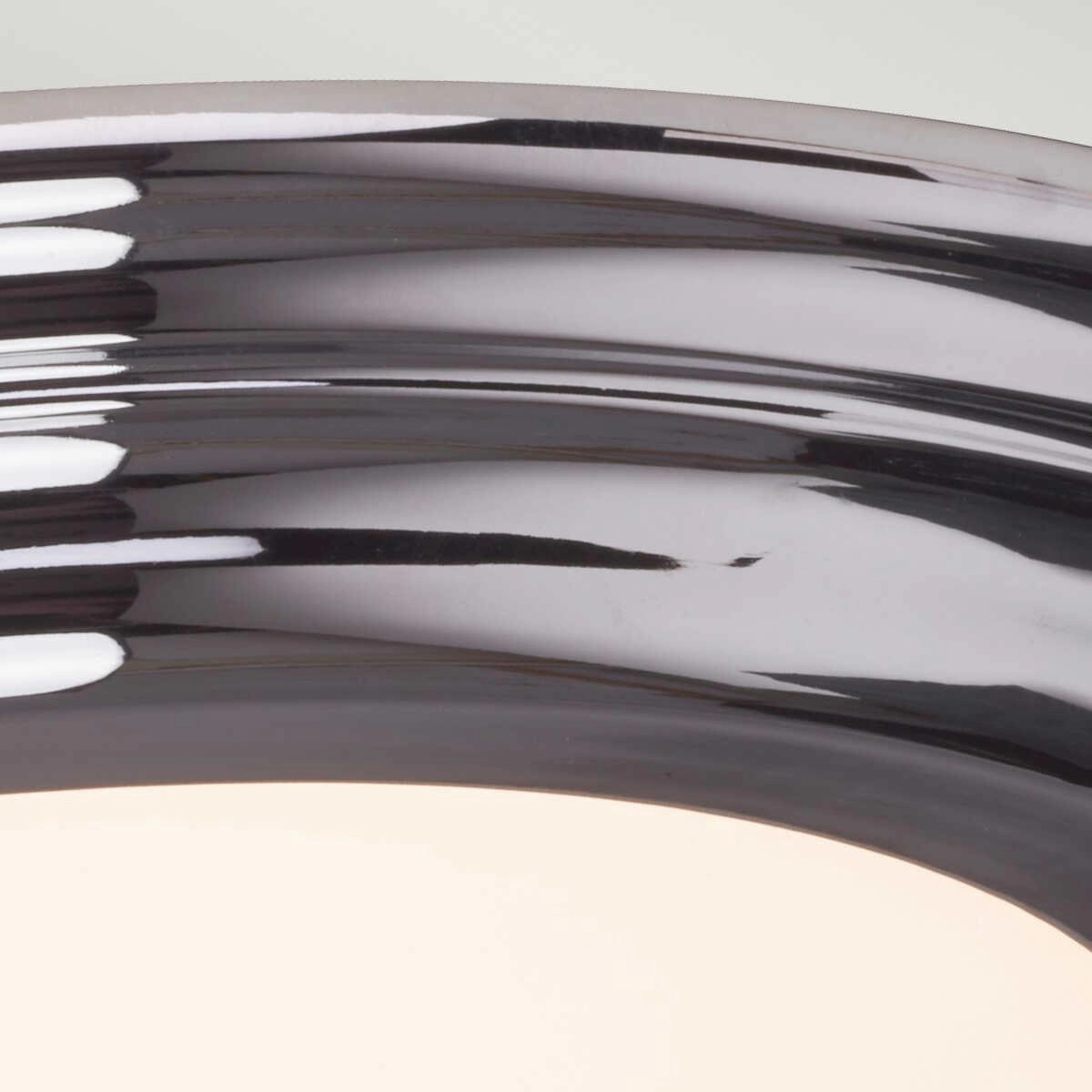 Elstead Welland Flush Polished Chrome Bathroom Ceiling Light