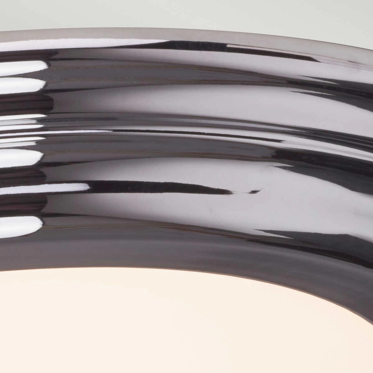 Elstead Welland Flush Polished Chrome Bathroom Ceiling Light