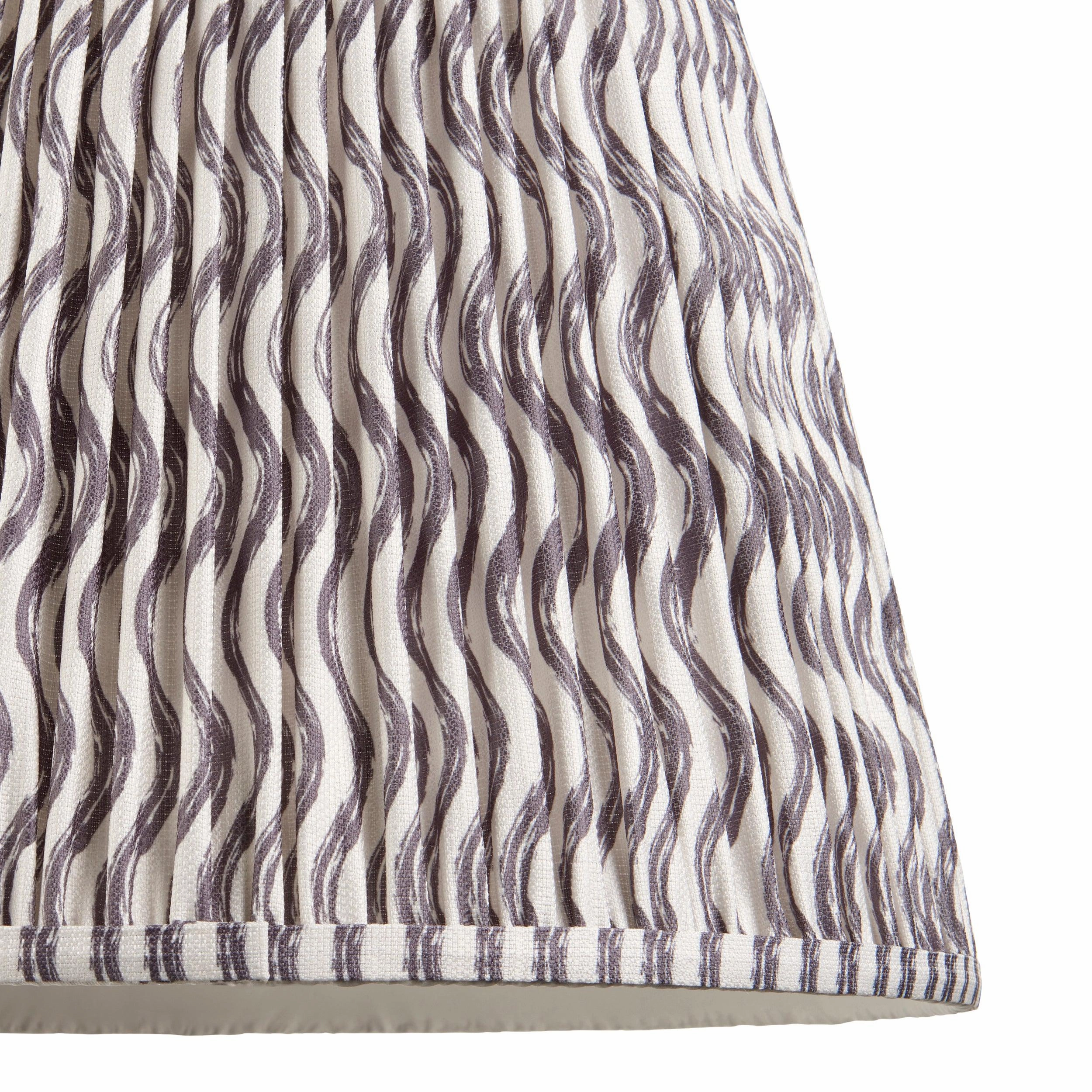 Eltham Ceiling Pendant Light With Green Flex and Grey Ripple 40cm Shade