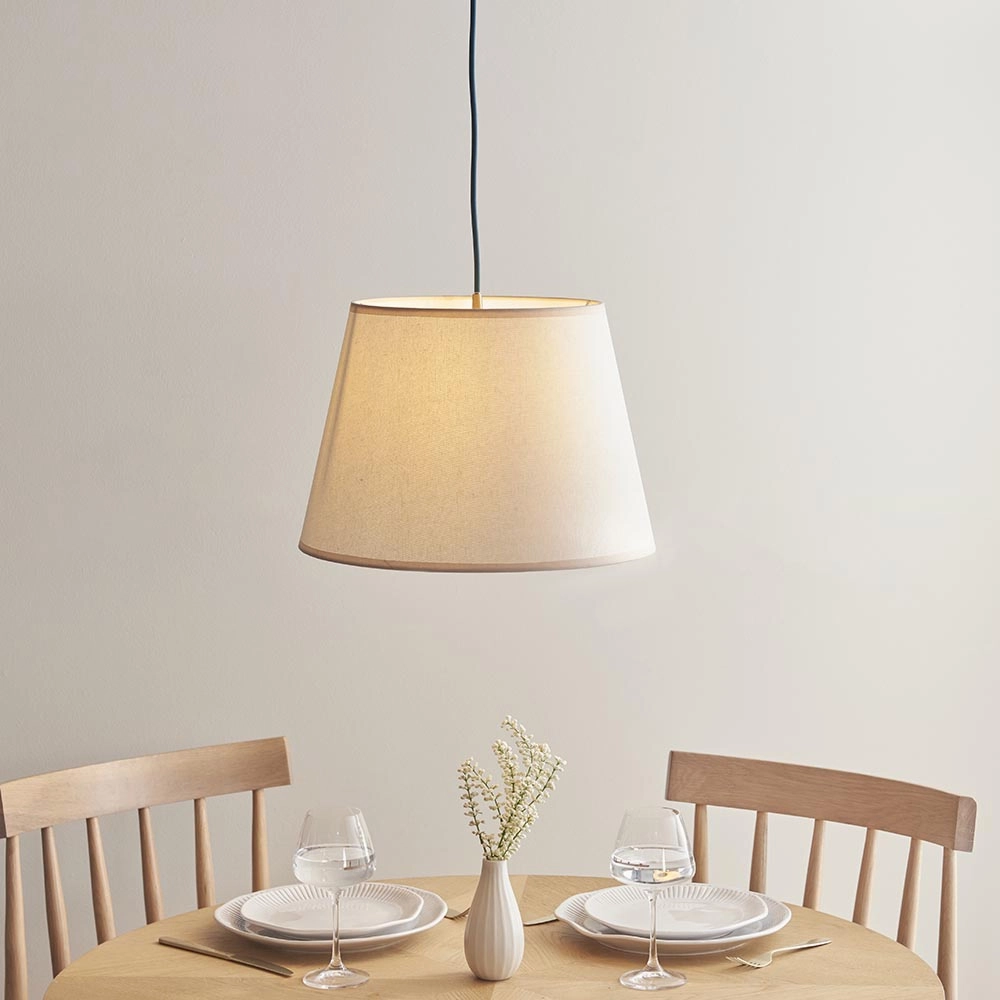 Eltham Ceiling Pendant Light With Green Flex and Large Ivy 40cm Shade flush mount ceiling fixture