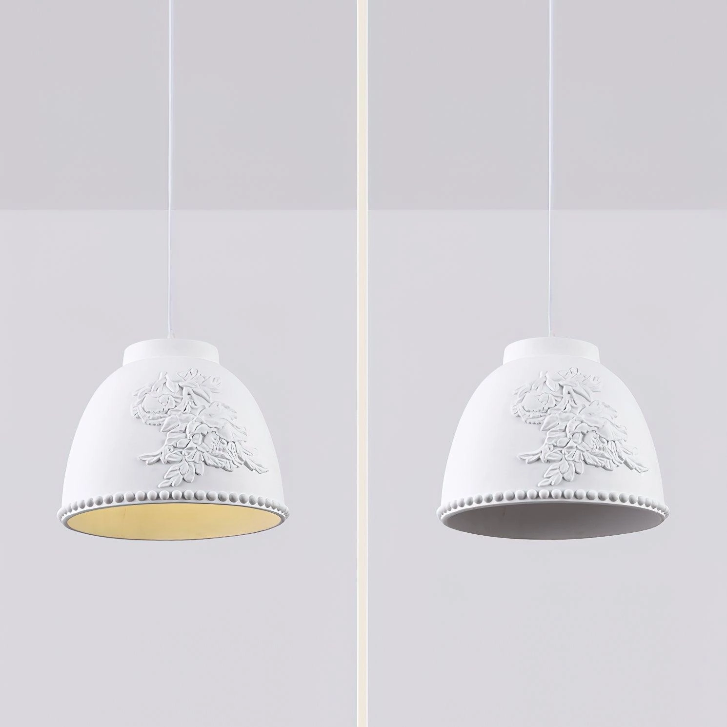 Embossed Flora Pendant Lamp