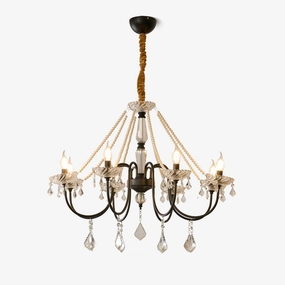 Empress Crystal Chandelier minimalist reading light