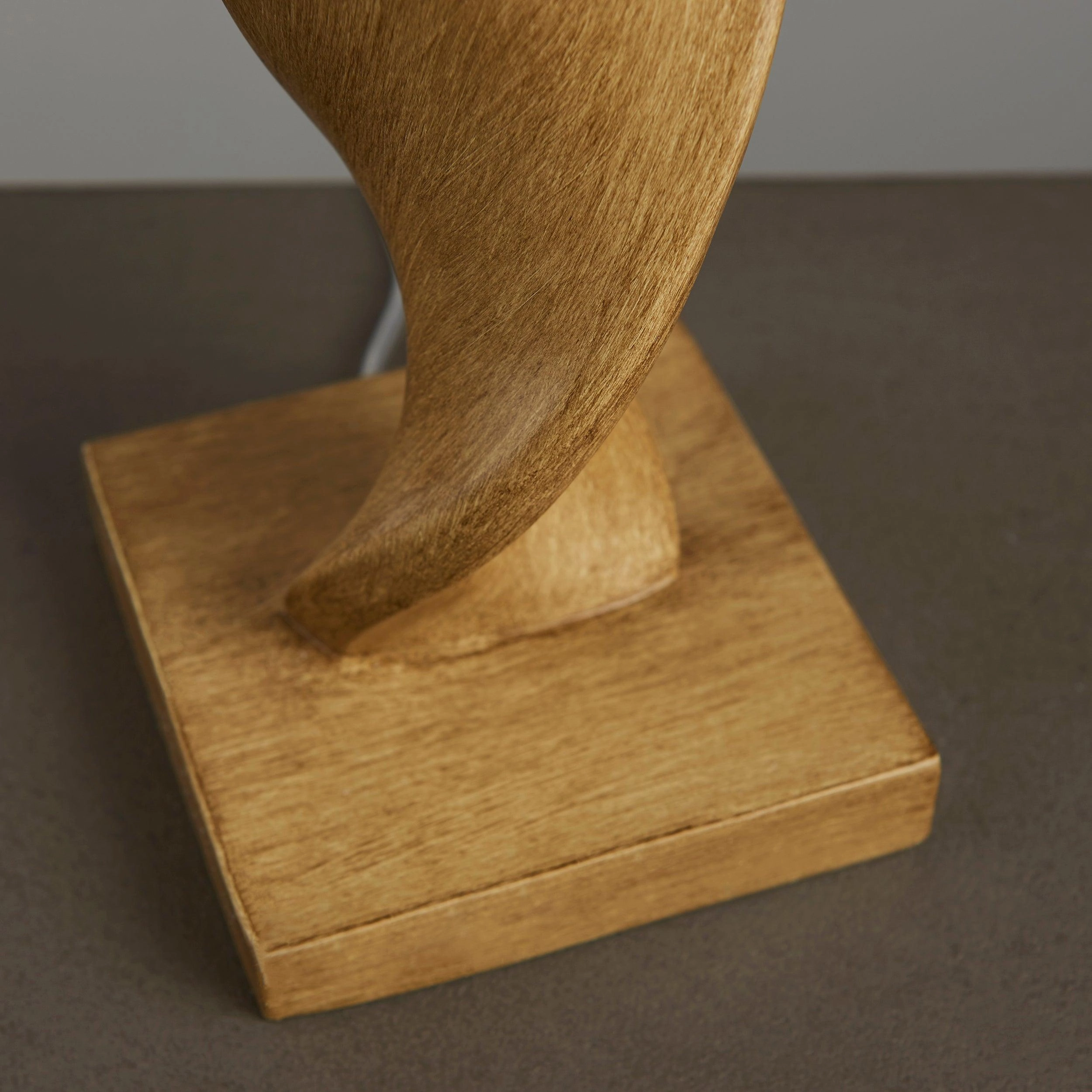 Endon Abia 1 Light Oak Effect Table Lamp