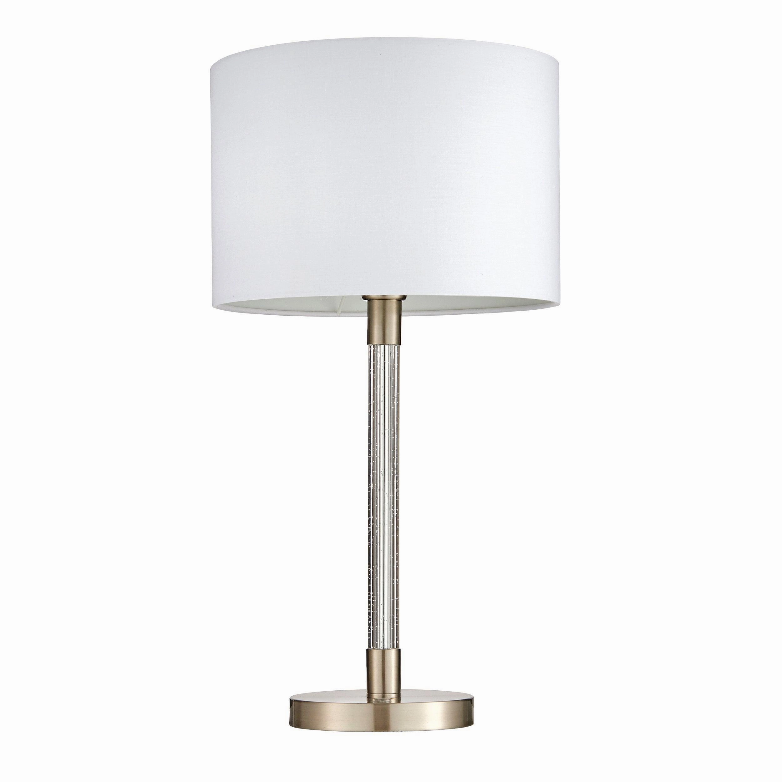 Endon Andromeda 1 Light Chrome Table Lamp