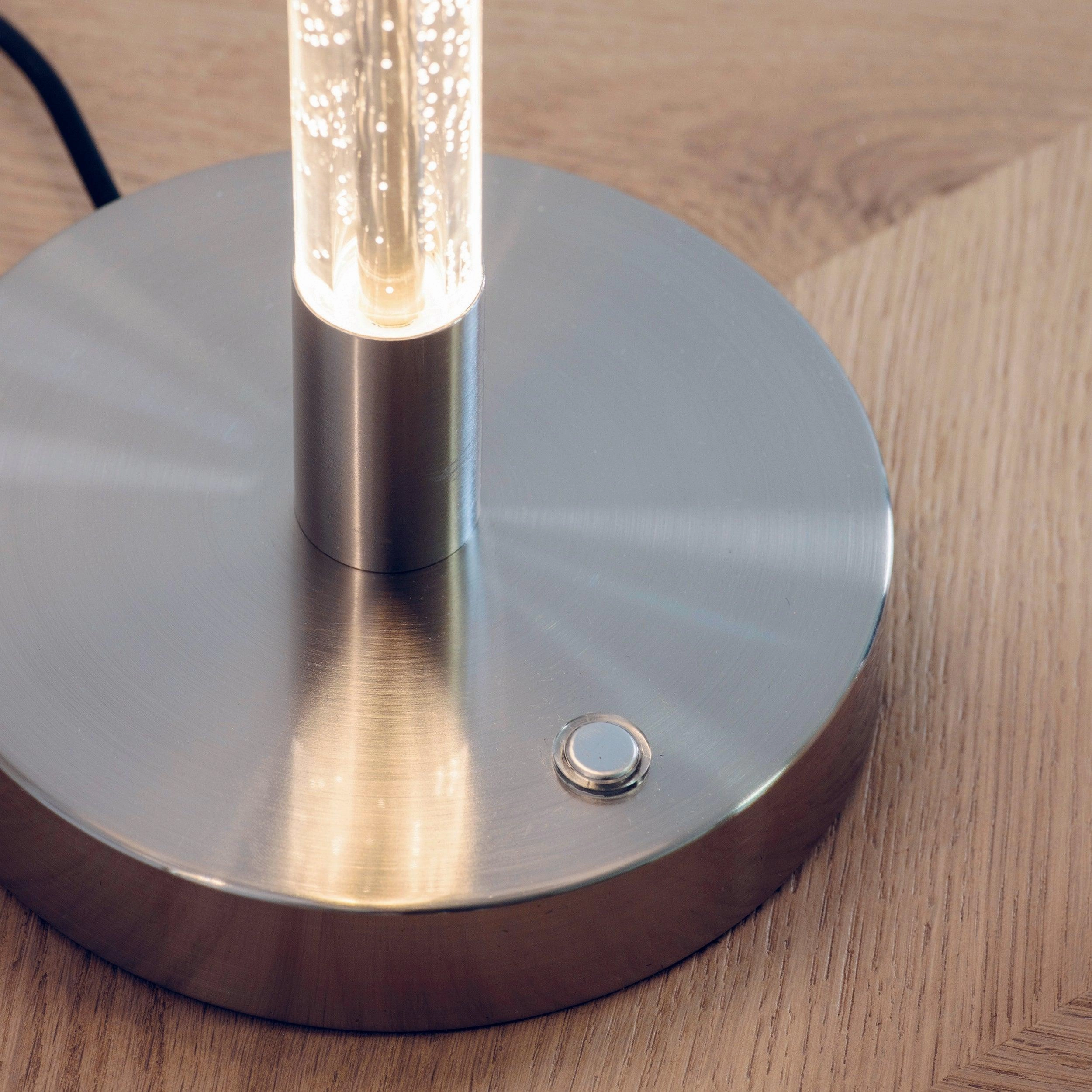 Endon Andromeda 1 Light Chrome Table Lamp