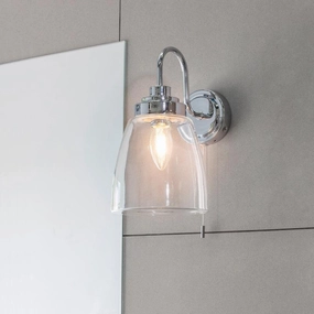 Endon Ashbury Chrome Bathroom 1 Light Wall Light vintage desk lamp