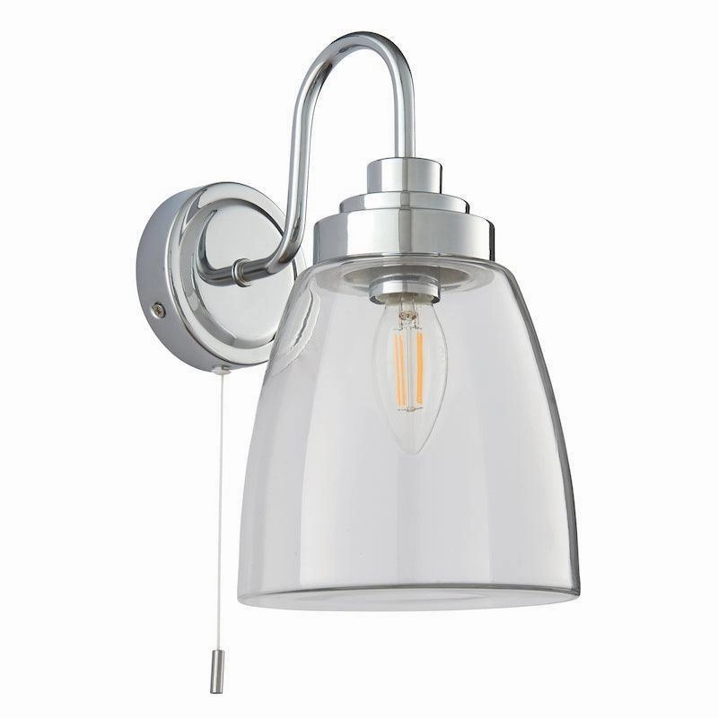 Endon Ashbury Chrome Bathroom 1 Light Wall Light
