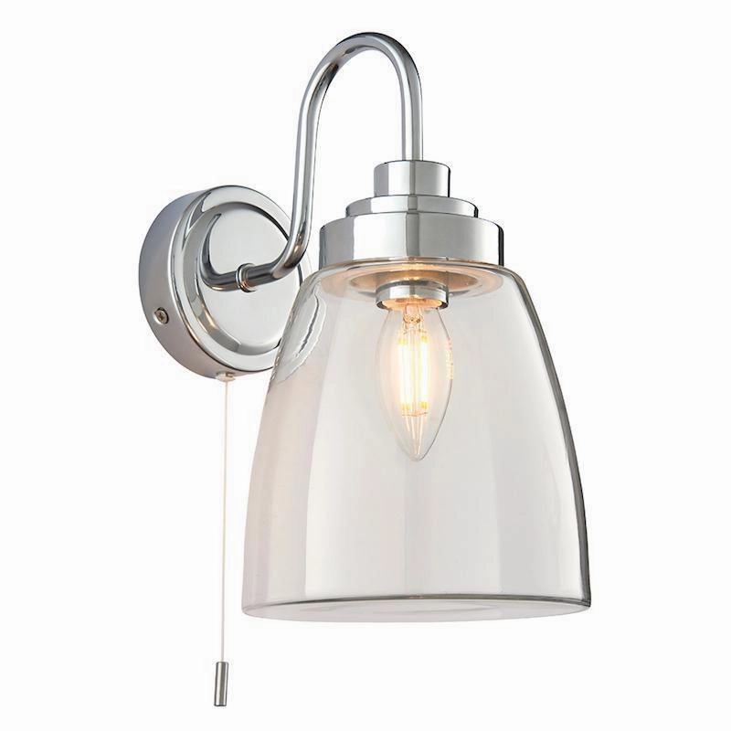 Endon Ashbury Chrome Bathroom 1 Light Wall Light