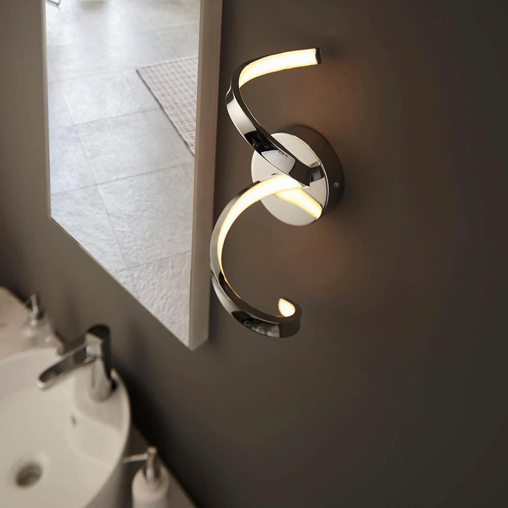 Endon Astral Chrome Finish Bathroom Wall Light