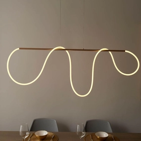 Endon Attalea 1 Light Bar Satin Gold Ceiling Pendant - Open Box flush mount ceiling fixture