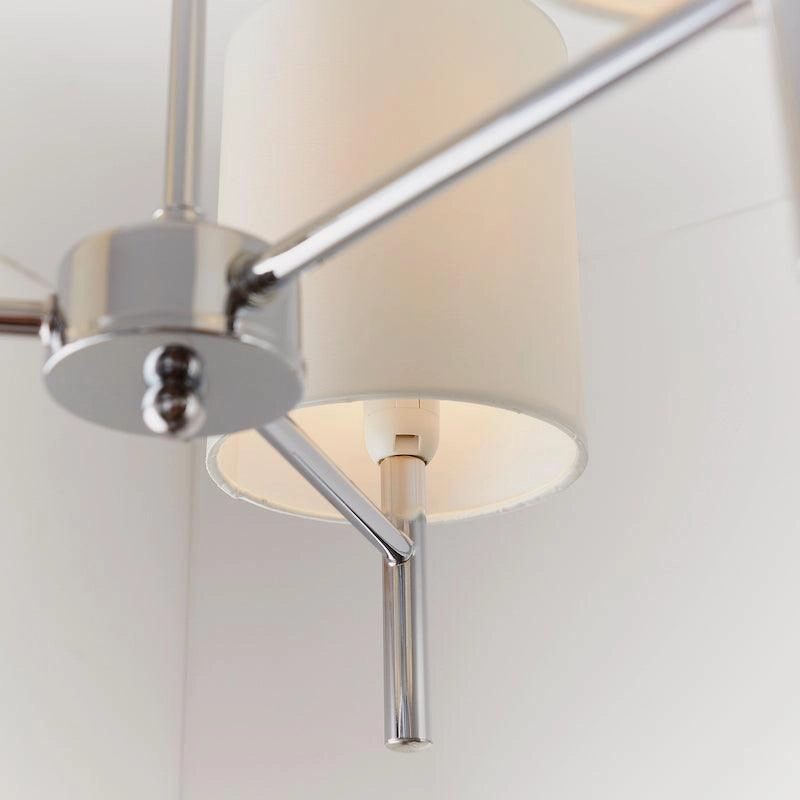 Endon Brio 3 Arm Chrome Finish Semi Flush Ceiling Light - Open Box
