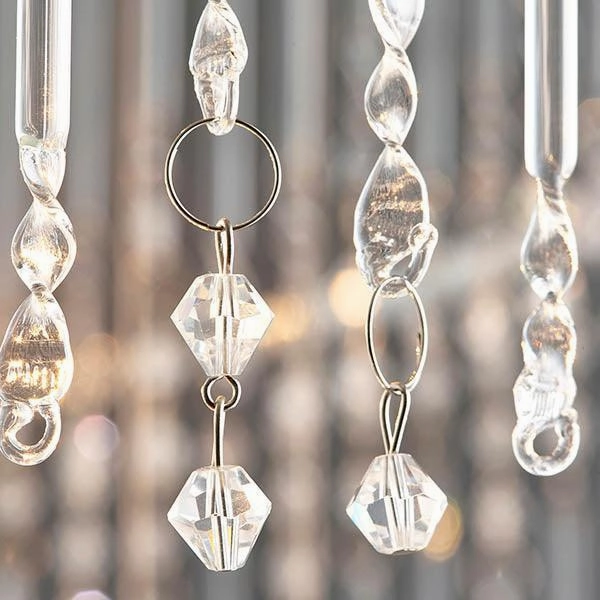 Endon Camille Clear Glass & Chrome 24 Light Ceiling Pendant