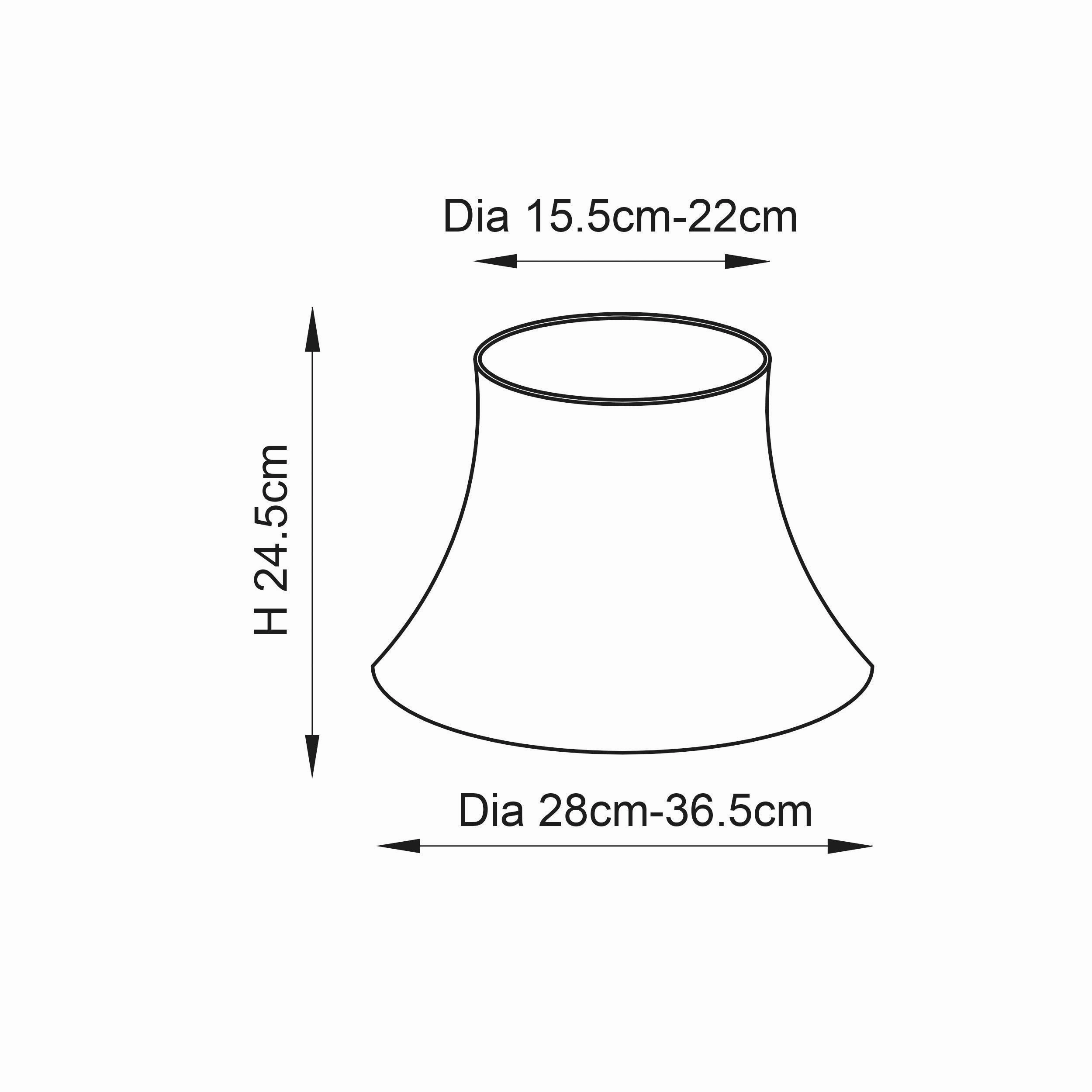 Endon Celia 14 inch Cream Lamp Shade