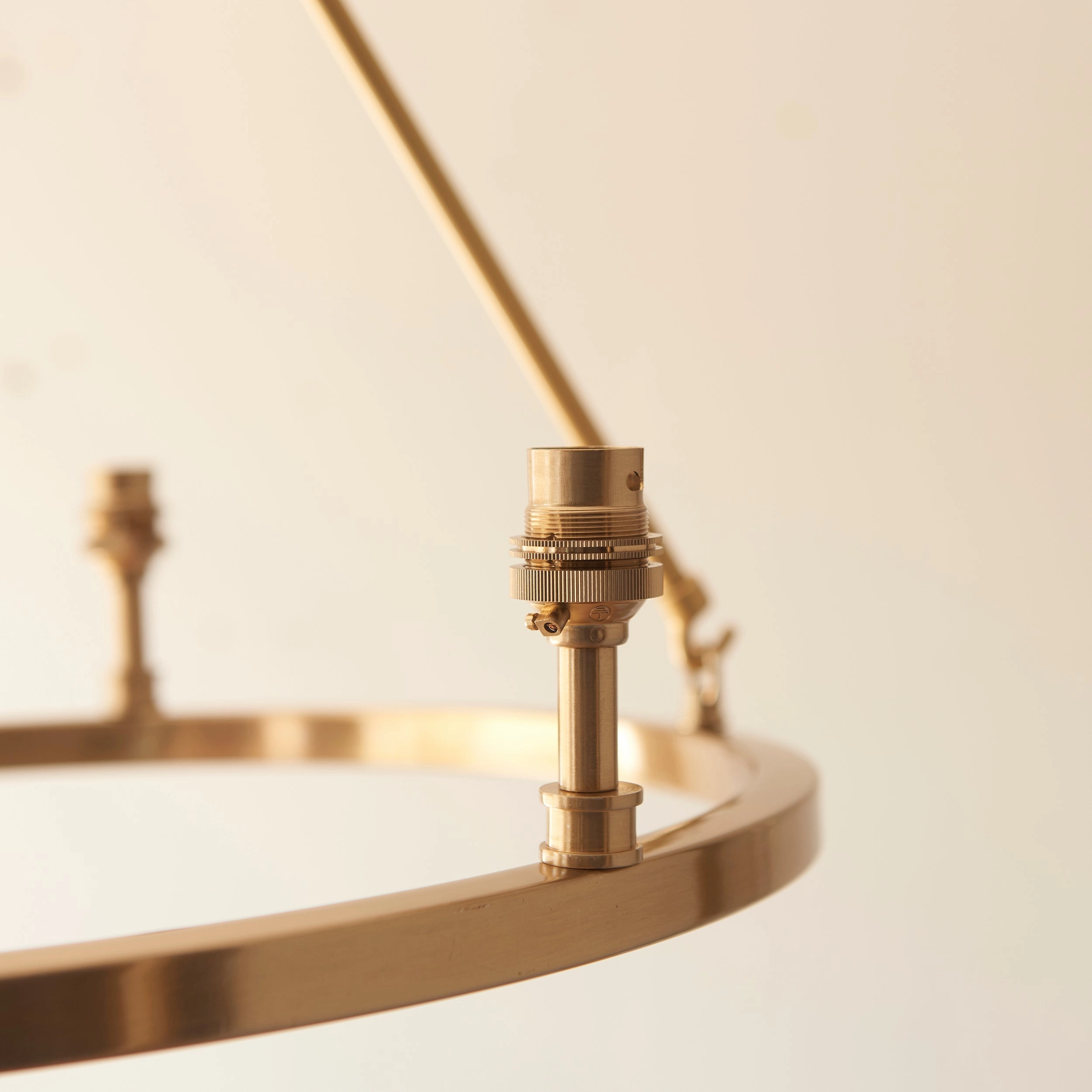Endon Chester 3 Light Brass Ceiling Pendant