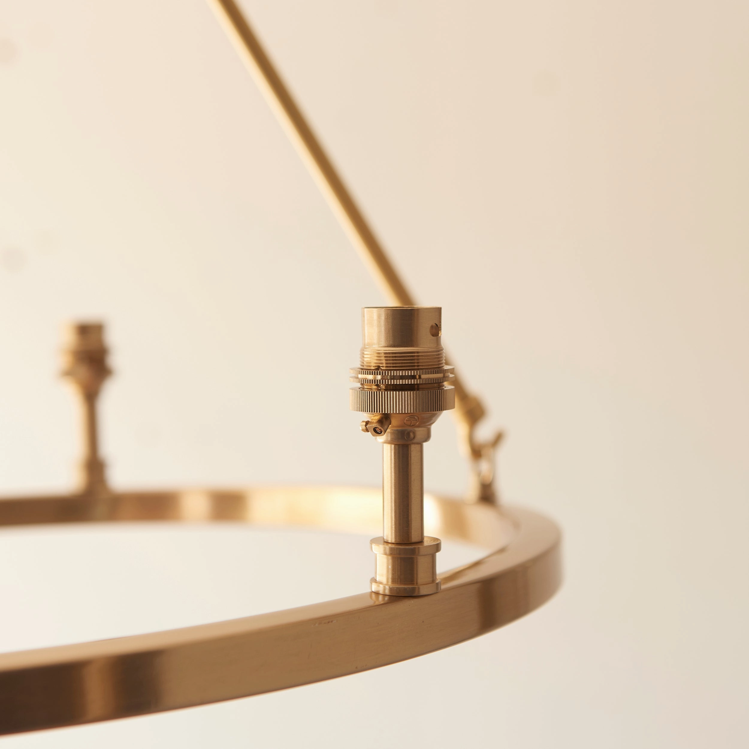 Endon Chester 3 Light Brass Ceiling Pendant