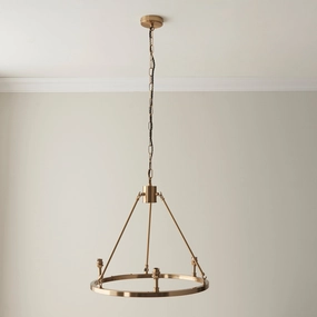 Endon Chester 3 Light Brass Ceiling Pendant ambient ceiling fixture
