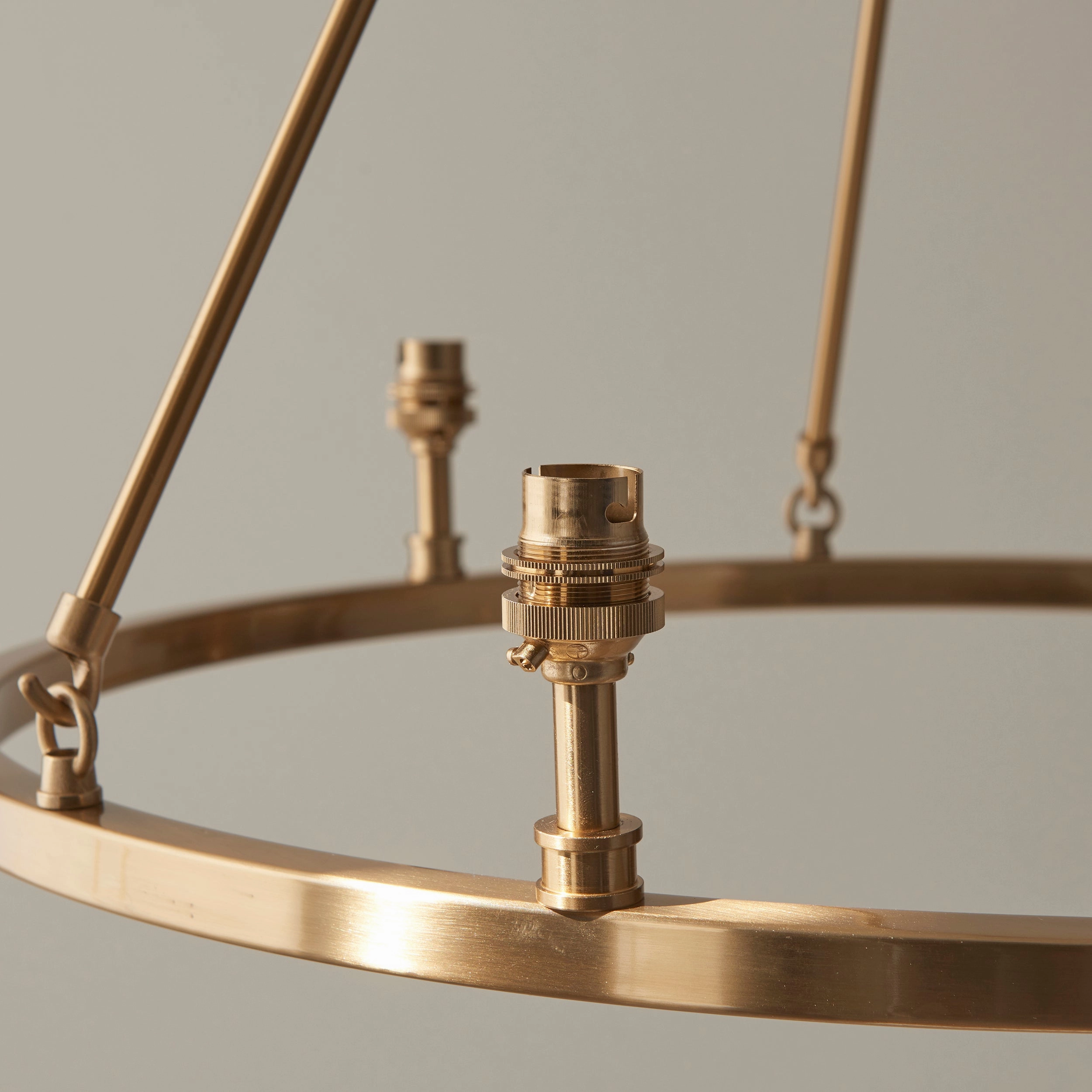 Endon Chester 6 Light Brass Ceiling Pendant