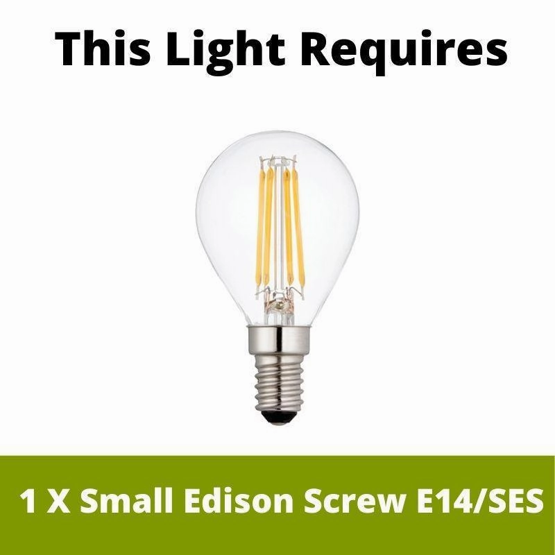 Endon Cheswick Chrome Finish Bathroom Wall Light