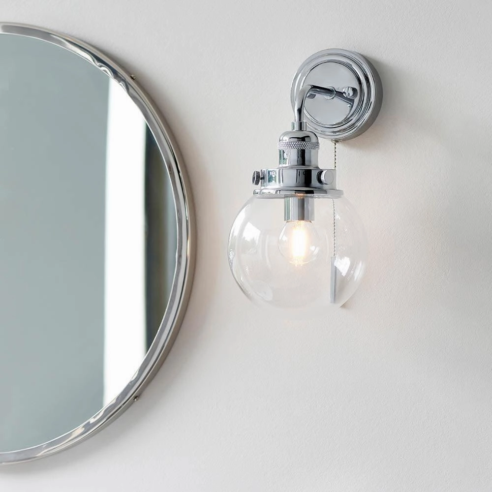 Endon Cheswick Chrome Finish Bathroom Wall Light