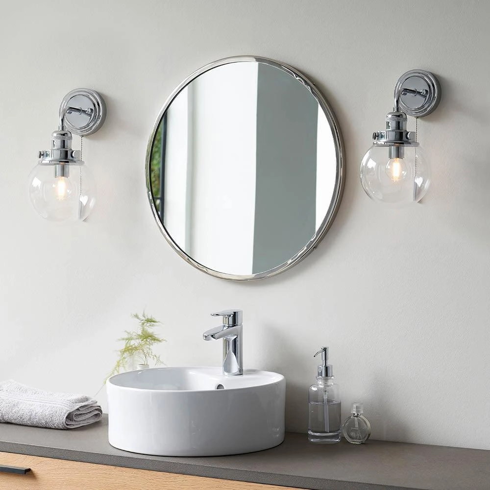 Endon Cheswick Chrome Finish Bathroom Wall Light