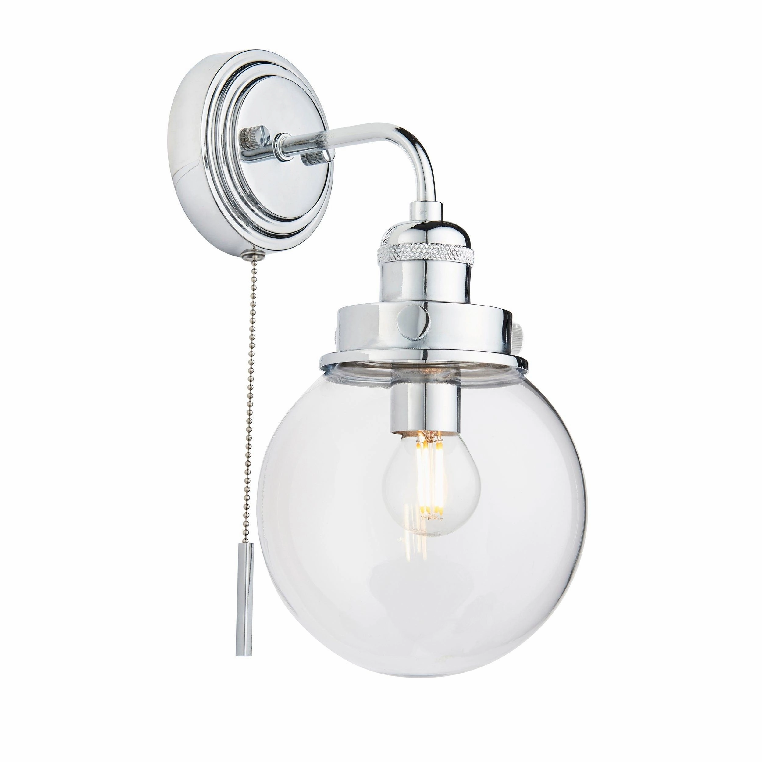 Endon Cheswick Chrome Finish Bathroom Wall Light