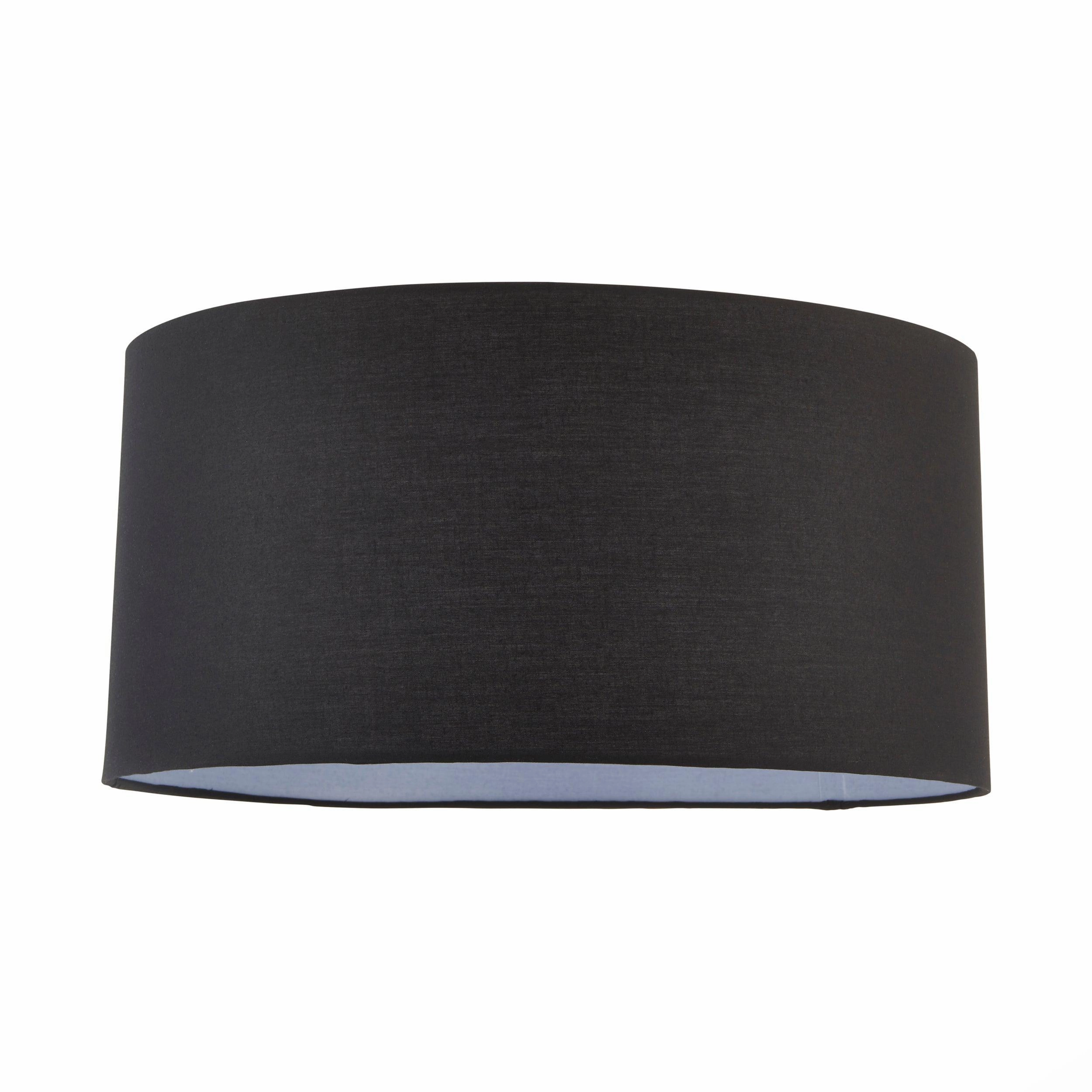 Endon Cylinder Black Cotton Lamp Shade