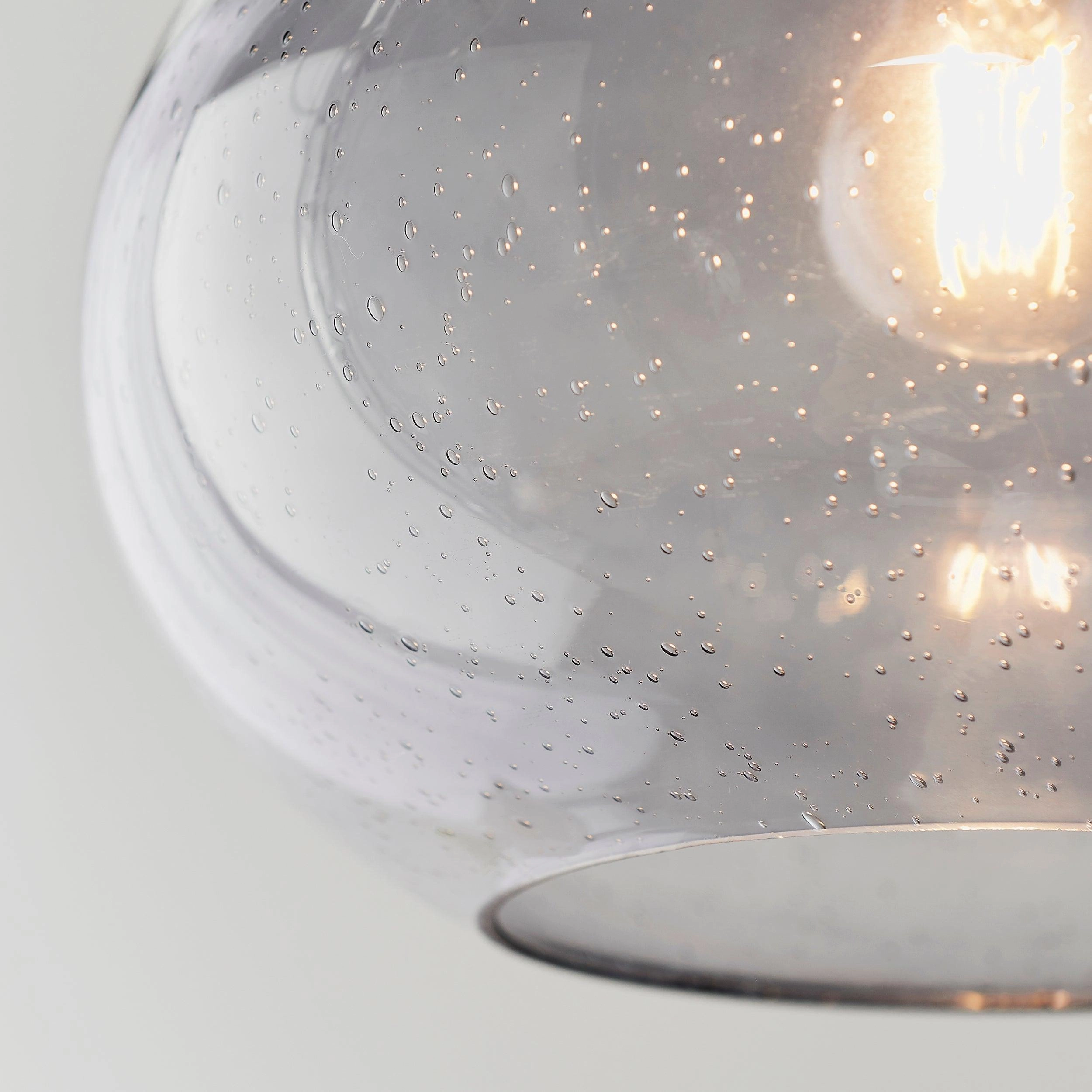 Endon Dimitri 1 Light Grey Ceiling Pendant Light