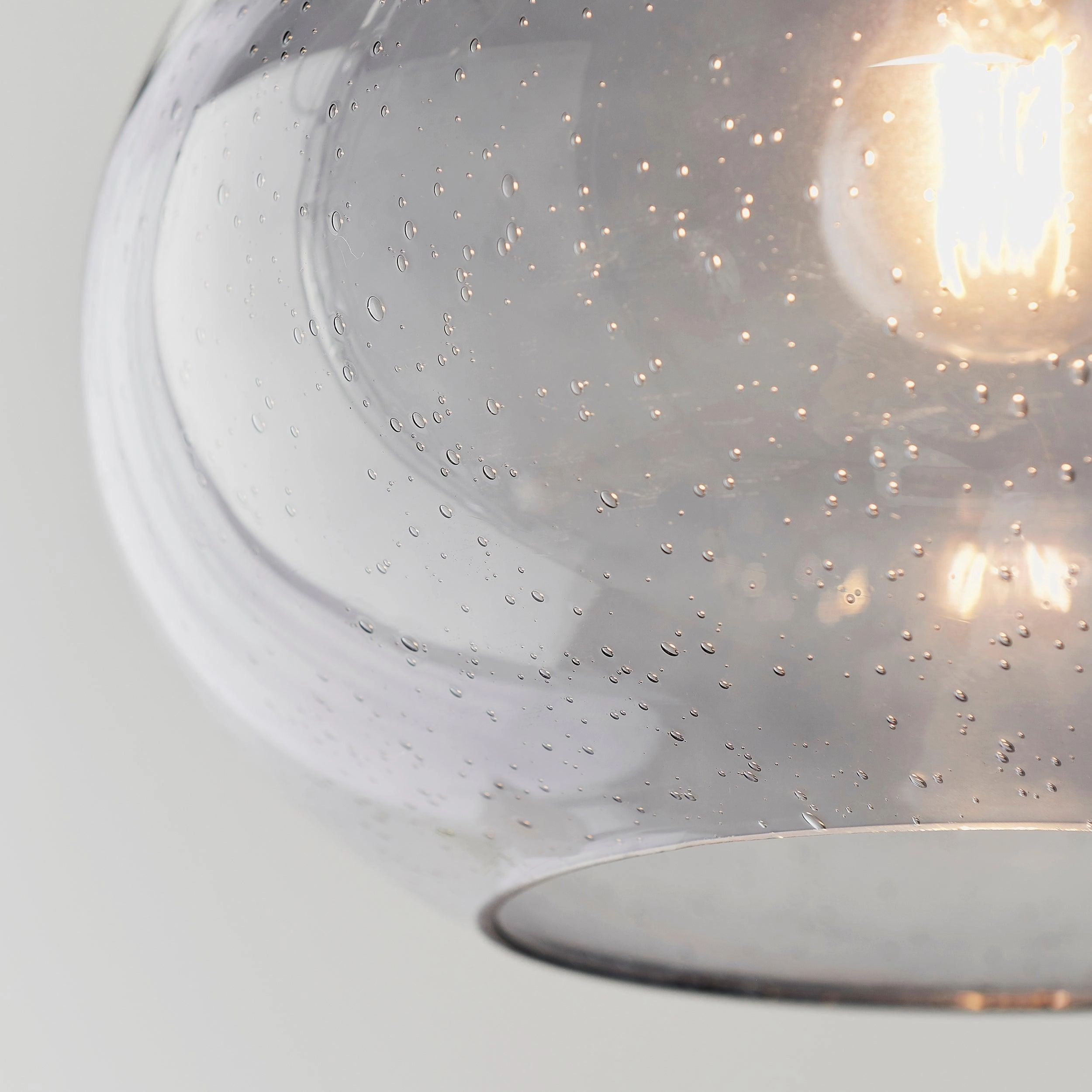 Endon Dimitri 1 Light Grey Ceiling Pendant Light