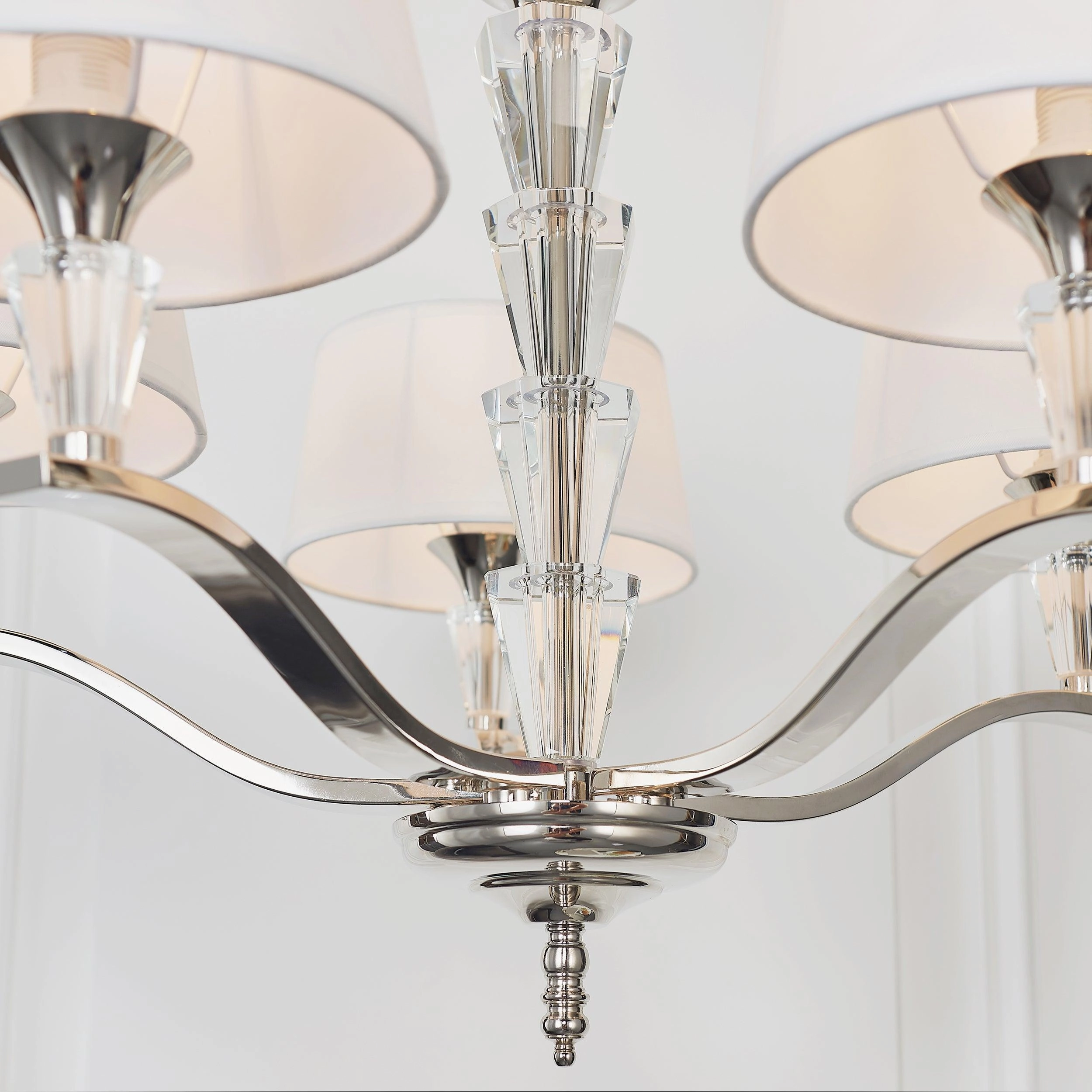 Endon Fiennes 5 Light Chrome Ceiling Pendant Light