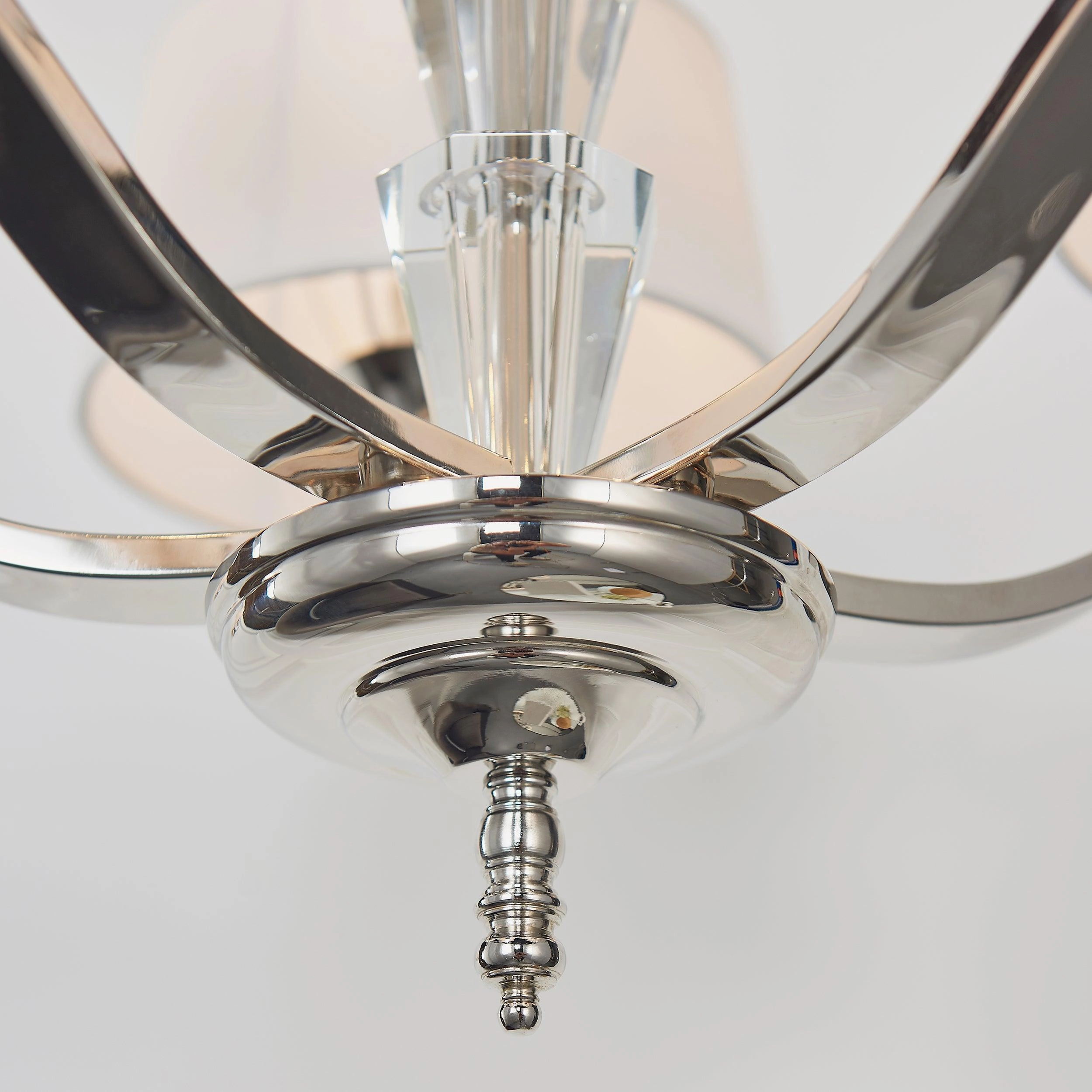 Endon Fiennes 5 Light Chrome Ceiling Pendant Light