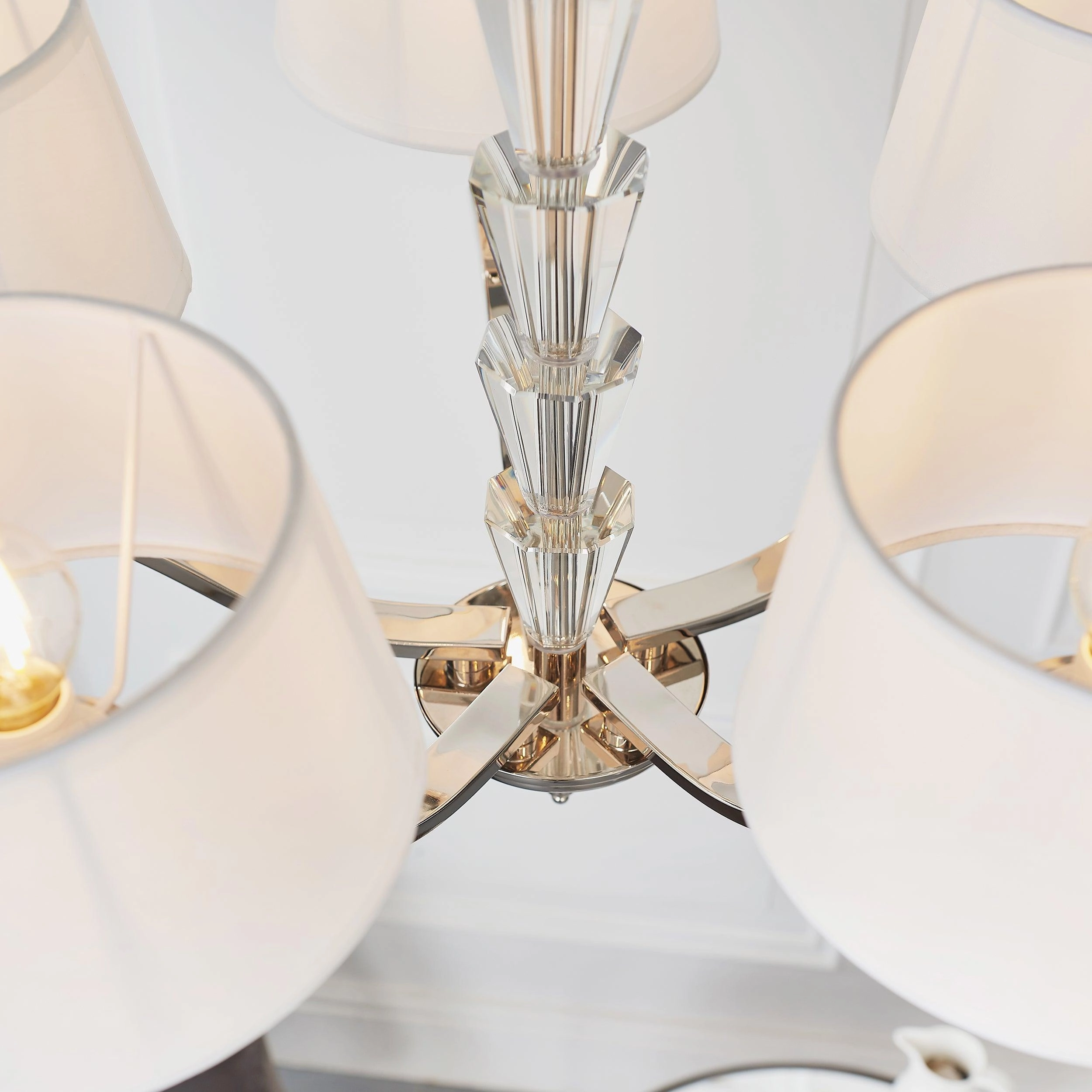 Endon Fiennes 5 Light Chrome Ceiling Pendant Light