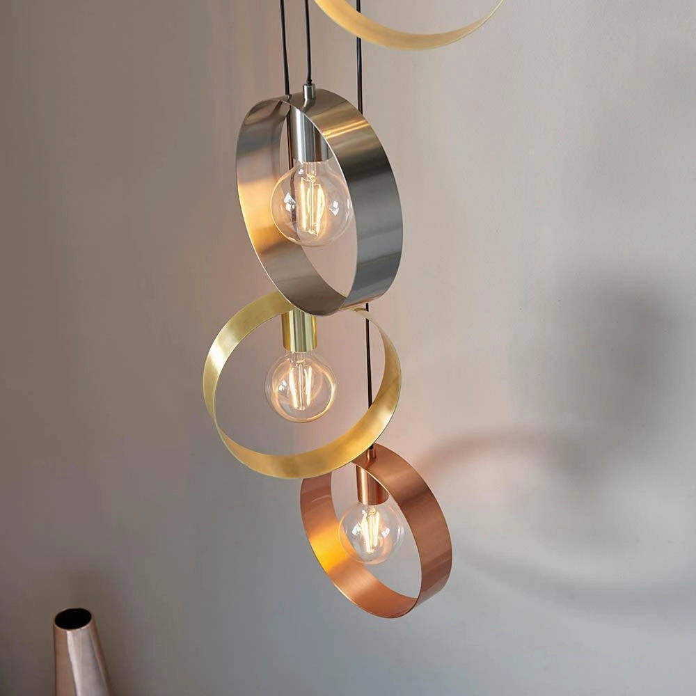 Endon Hoop 5 Light Ceiling Pendant Light