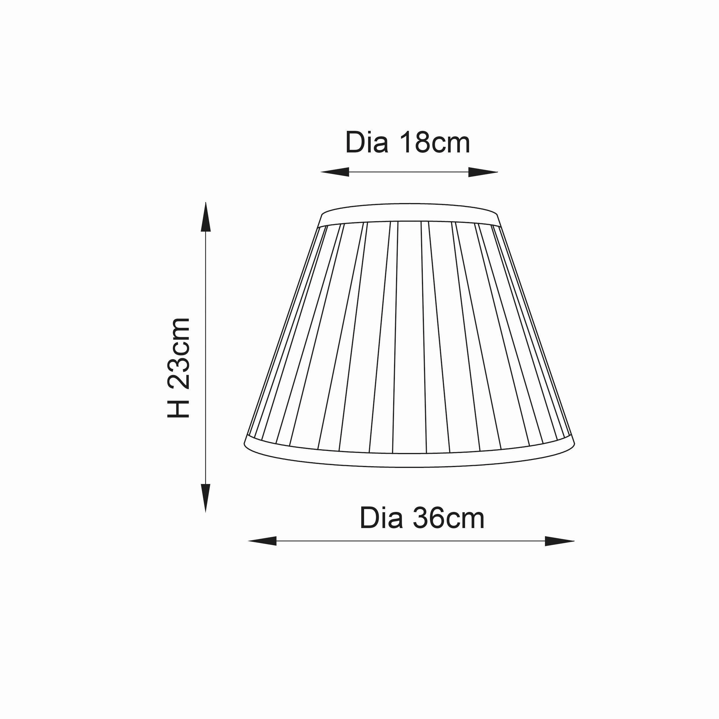 Endon Lighting Carla Cream 14" Lamp Shade