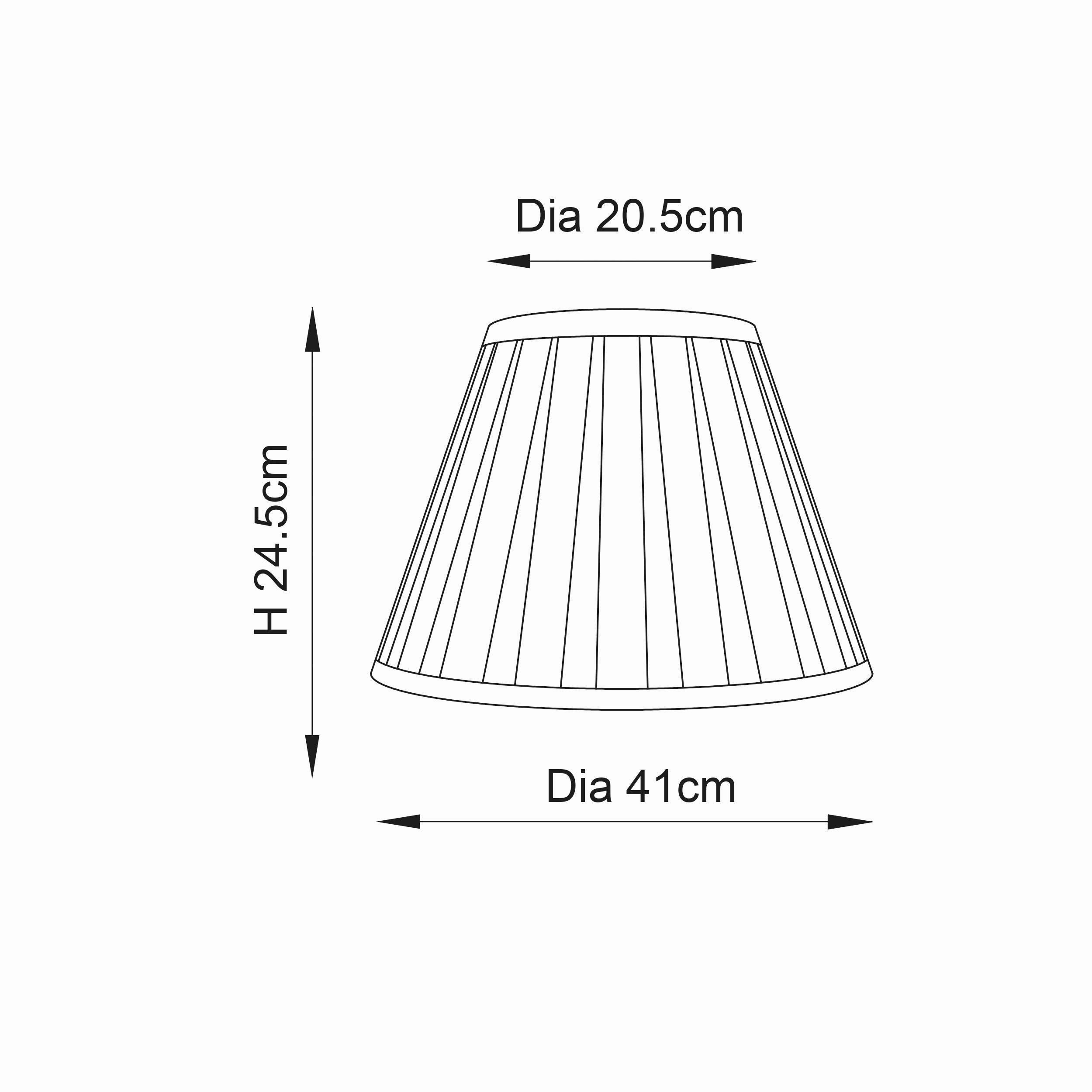 Endon Lighting Carla Cream 16" Lamp Shade
