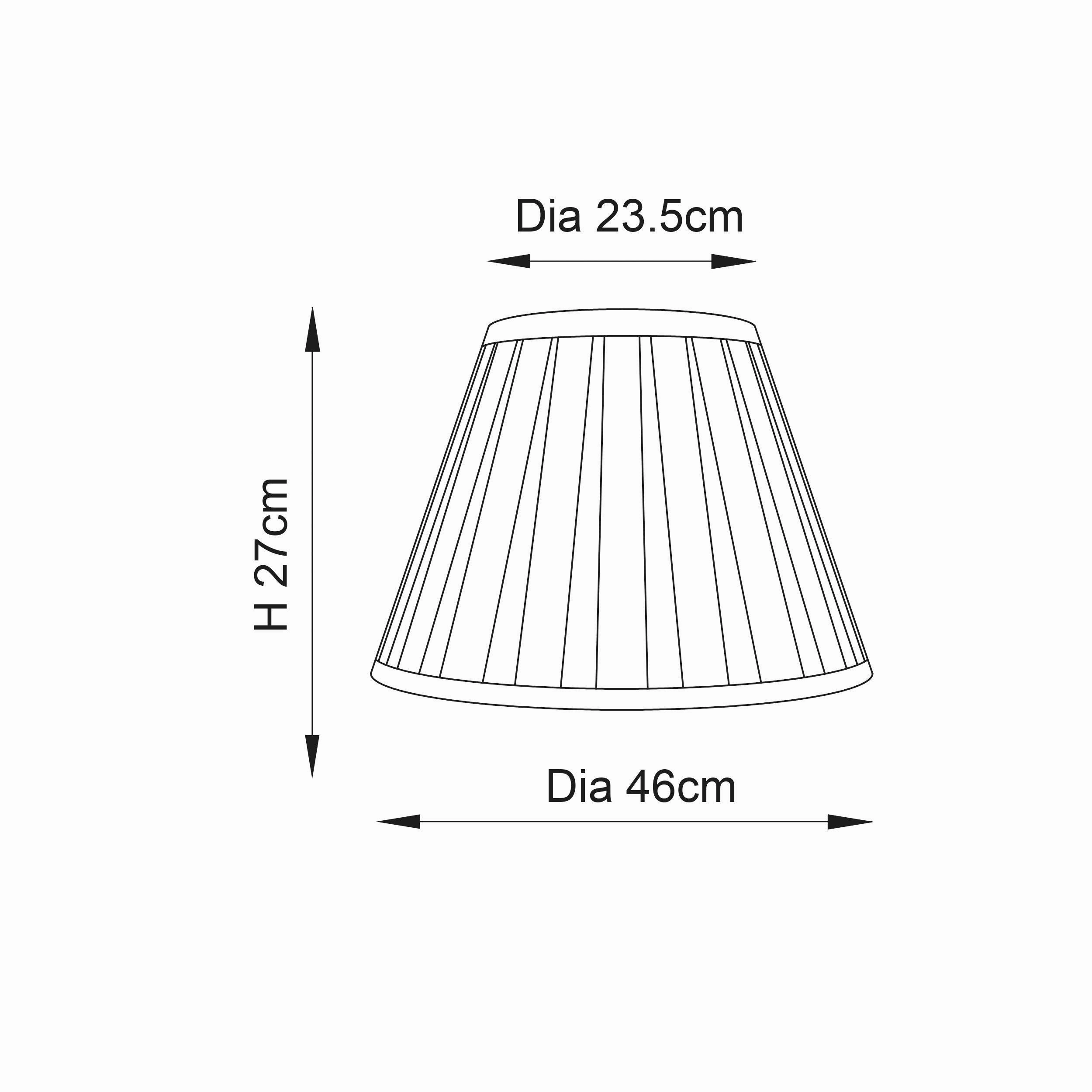 Endon Lighting Carla Cream 18" Lamp Shade