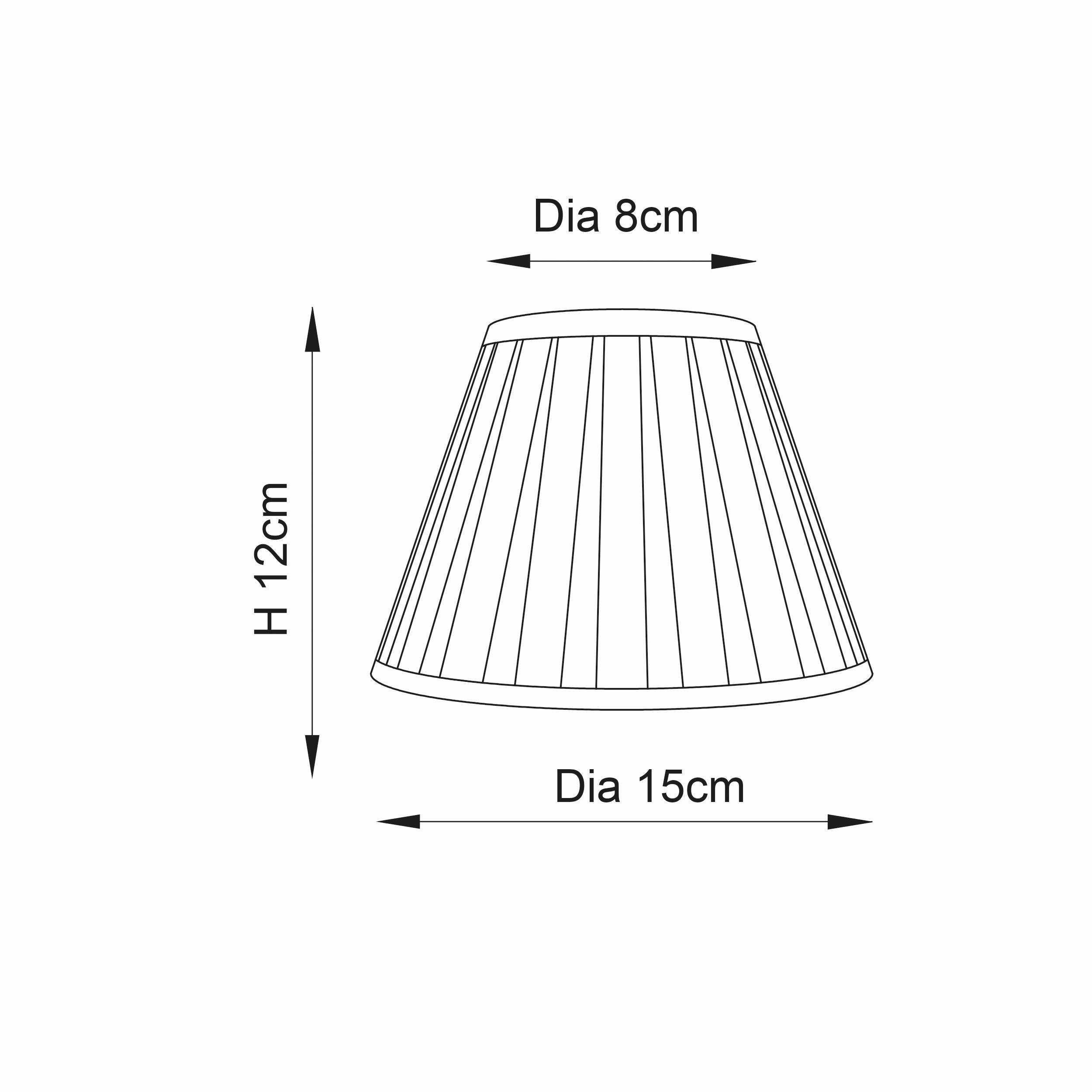Endon Lighting Carla Cream 6" Lamp Shade