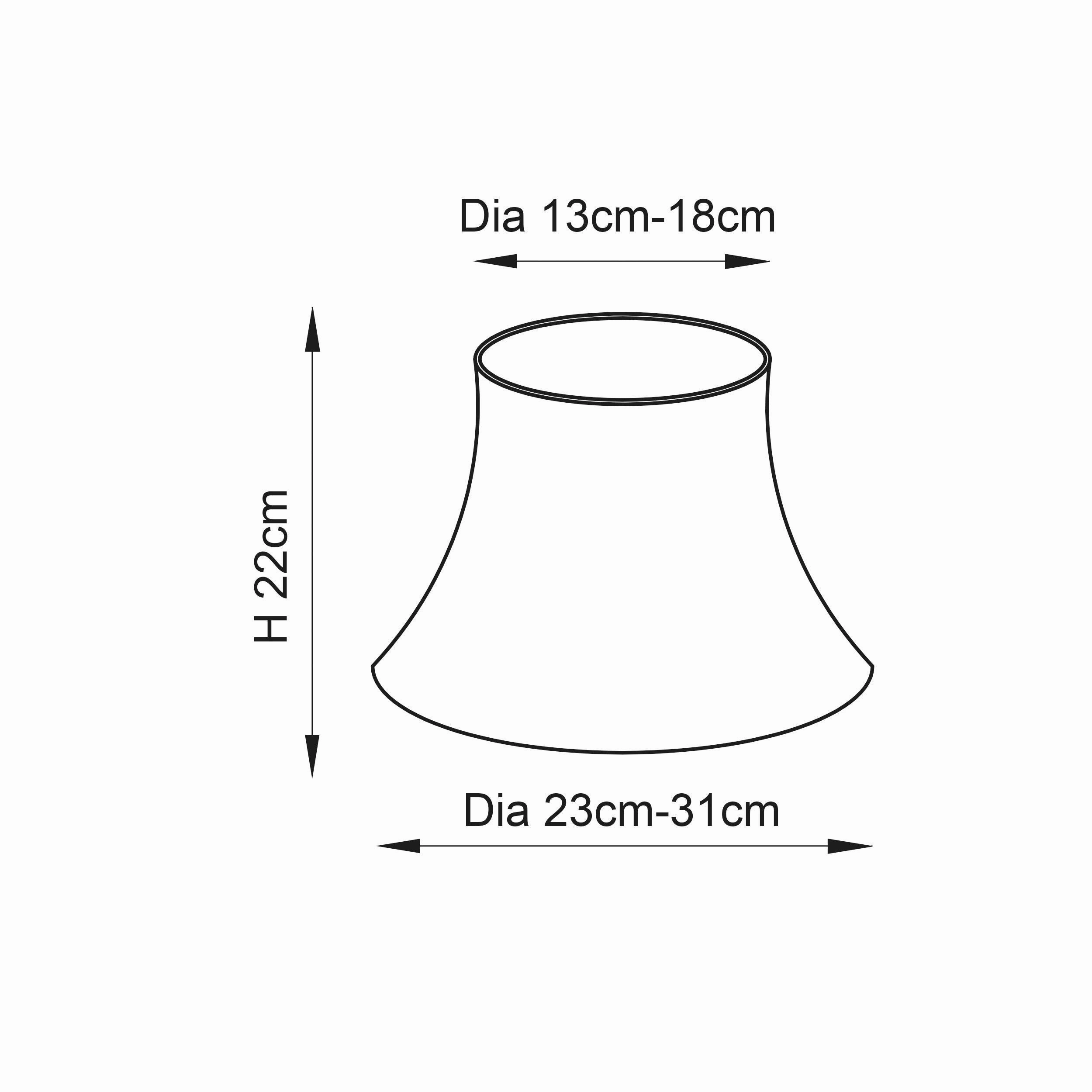 Endon Lighting Celia 12" Cream Lamp Shade
