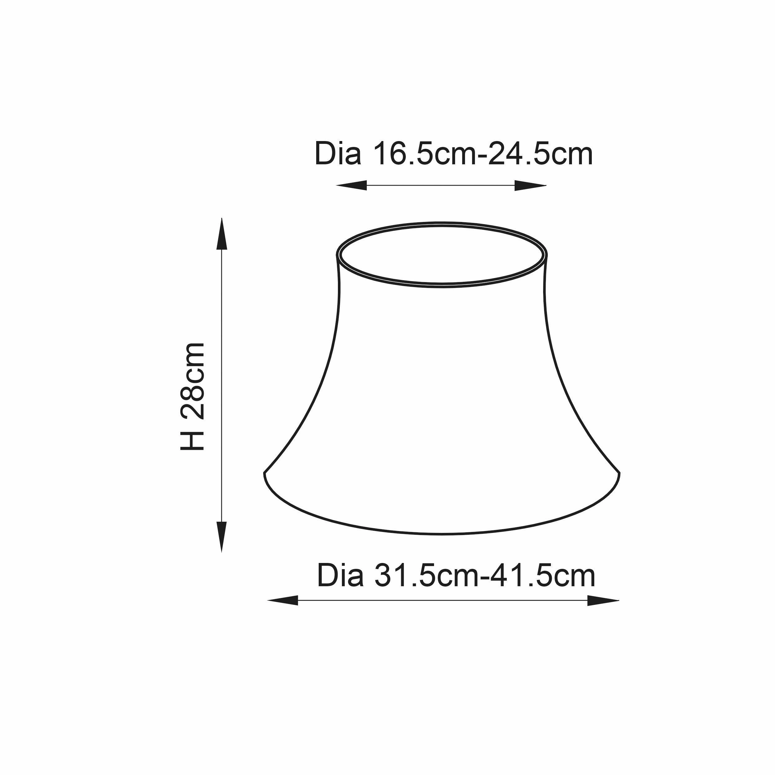 Endon Lighting Celia 16" Cream Lamp Shade